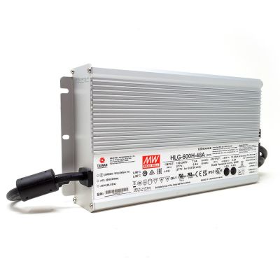 MEAN WELL | HLG-600H-48A Power Supply (48V, 600W Constant Voltage)