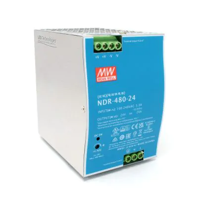 MEAN WELL NDR-480-24 DIN Rail 24V 480W Power Supply