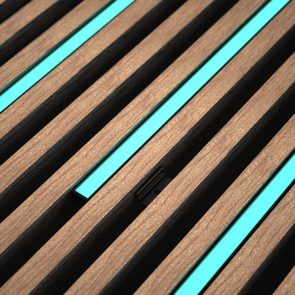 DarkMatters Media Wall Neon Blue 2.4 MTR Roll 24V 