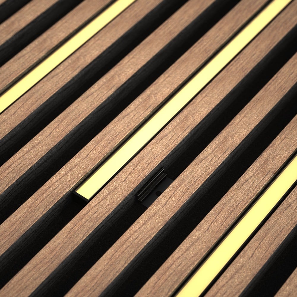 DarkMatters Media Wall Neon Pale Yellow 2.4 MTR Roll 24V