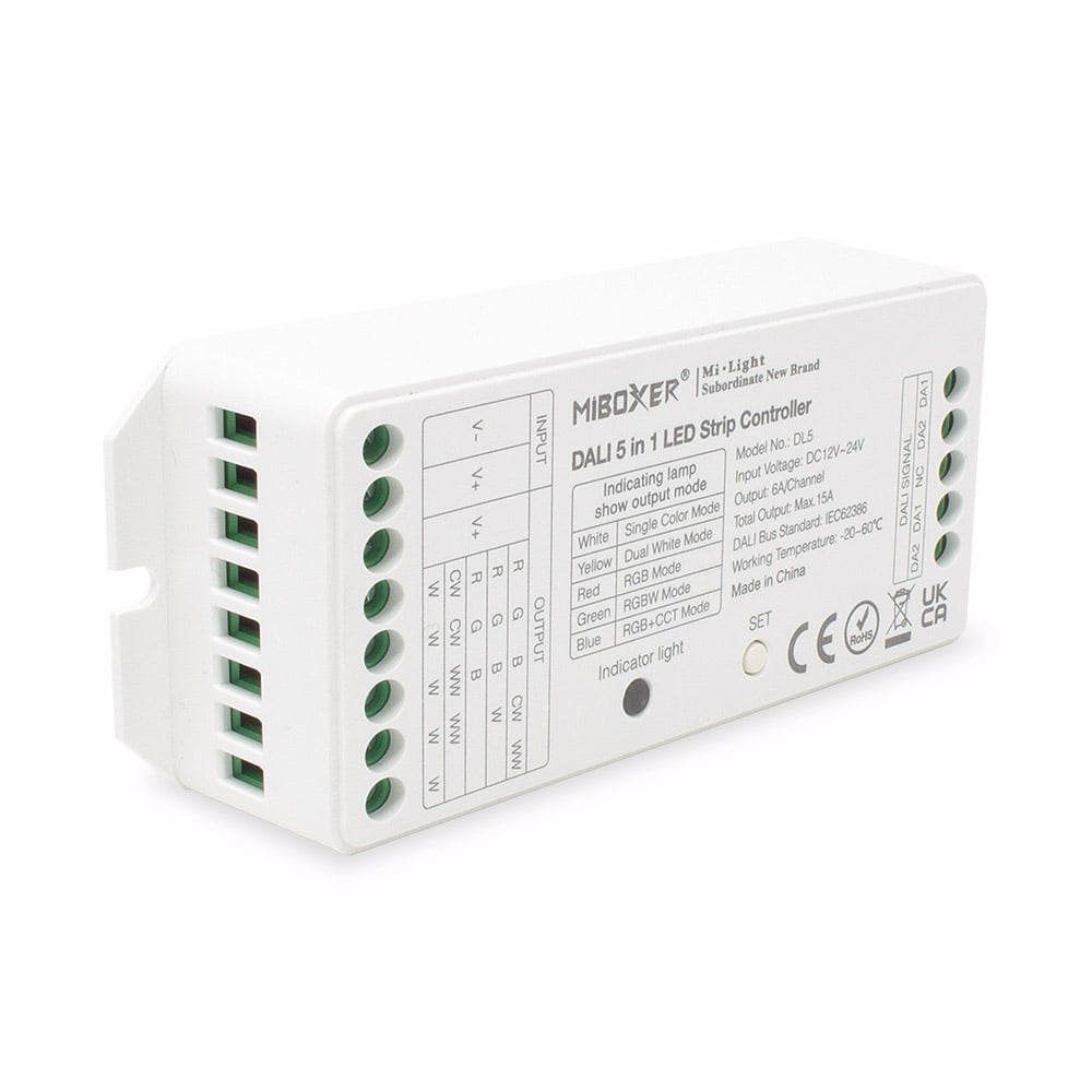 DL5 MiBoxer DALI 5 in 1 LED Strip Controller Front