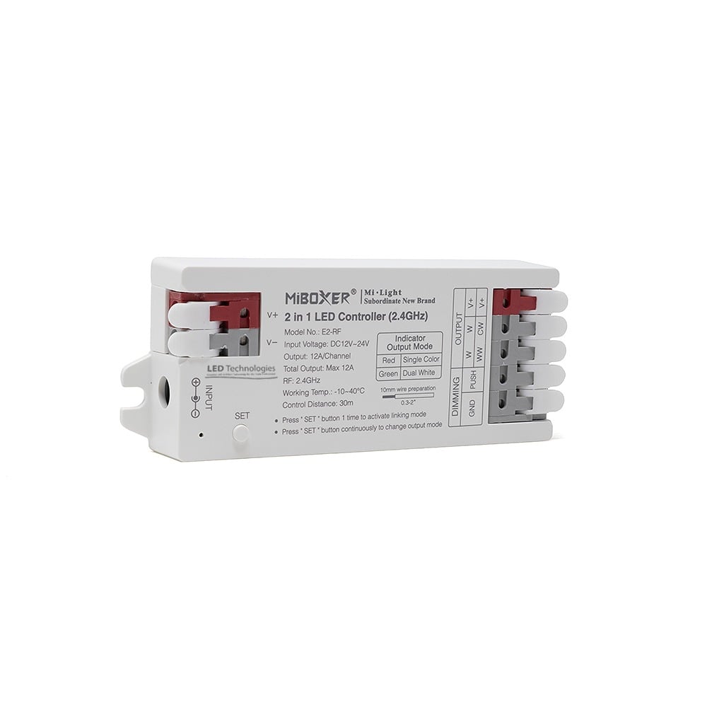 MiBoxer 2-In-1 RF Controller/Receiver Front