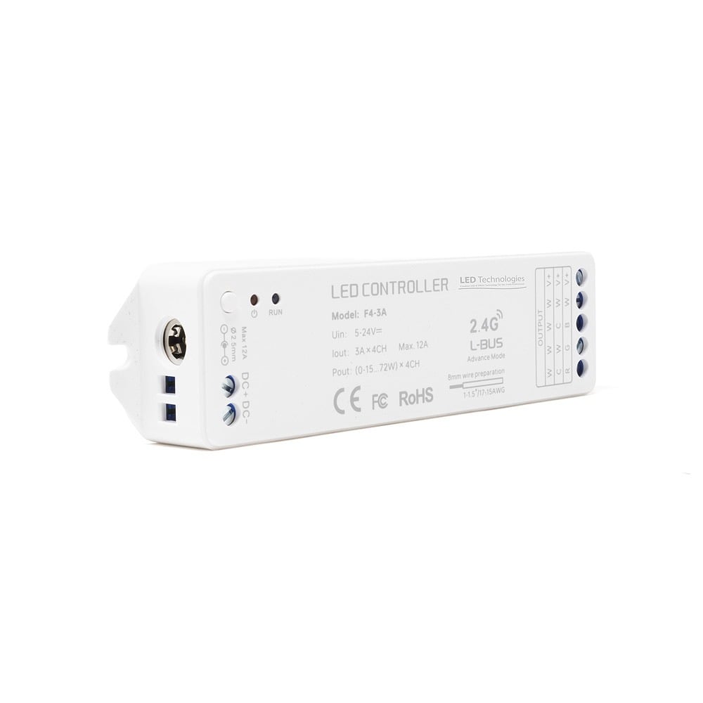 LTECH 4-Channel Constant Voltage Wireless Controller 12A