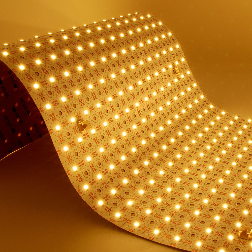 Honeycomb Flexi LED Light Sheet Pack 2pcs 32W 24V 2700K Bend Lit