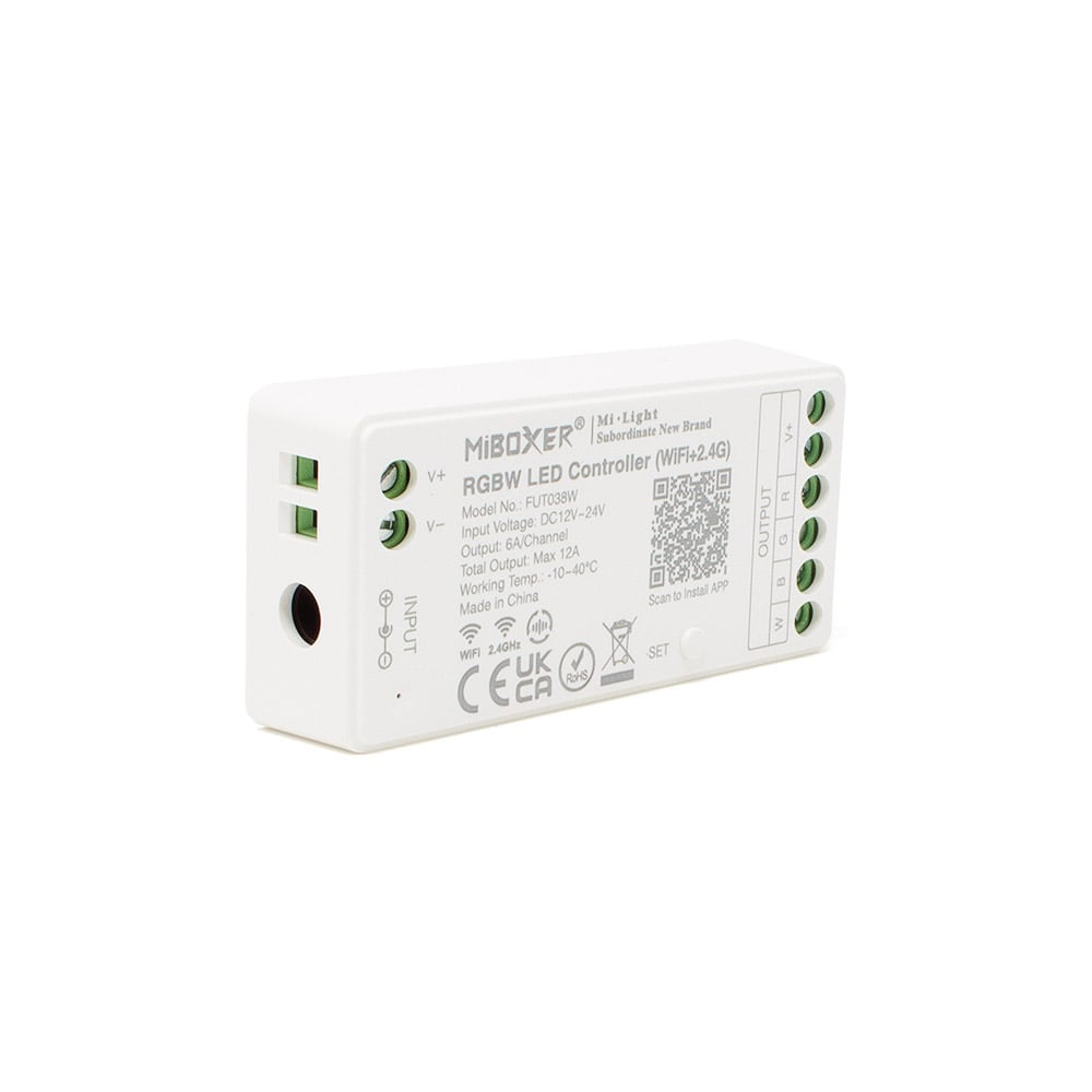 FUT038W MiBoxer WiFi+2.4GHz RGBW LED Controller Thumbnail