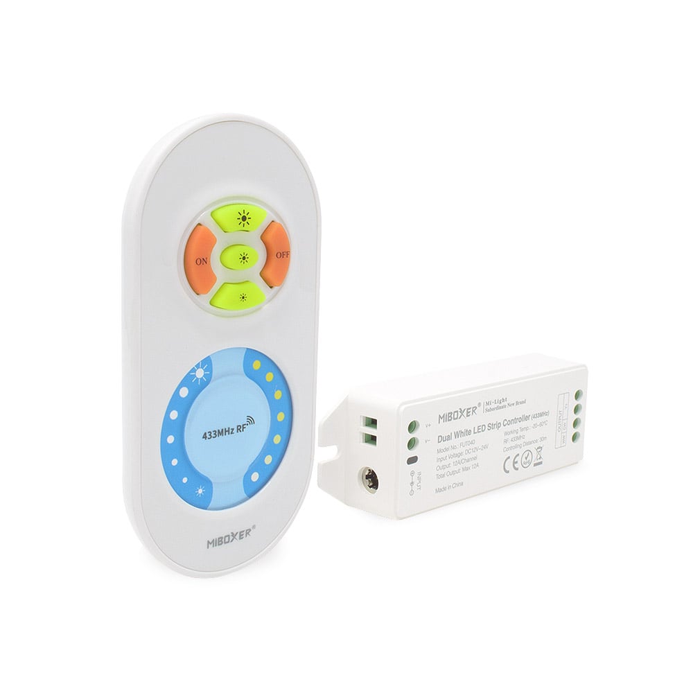 MiBoxer Dual White LED Strip Controler Set Front View