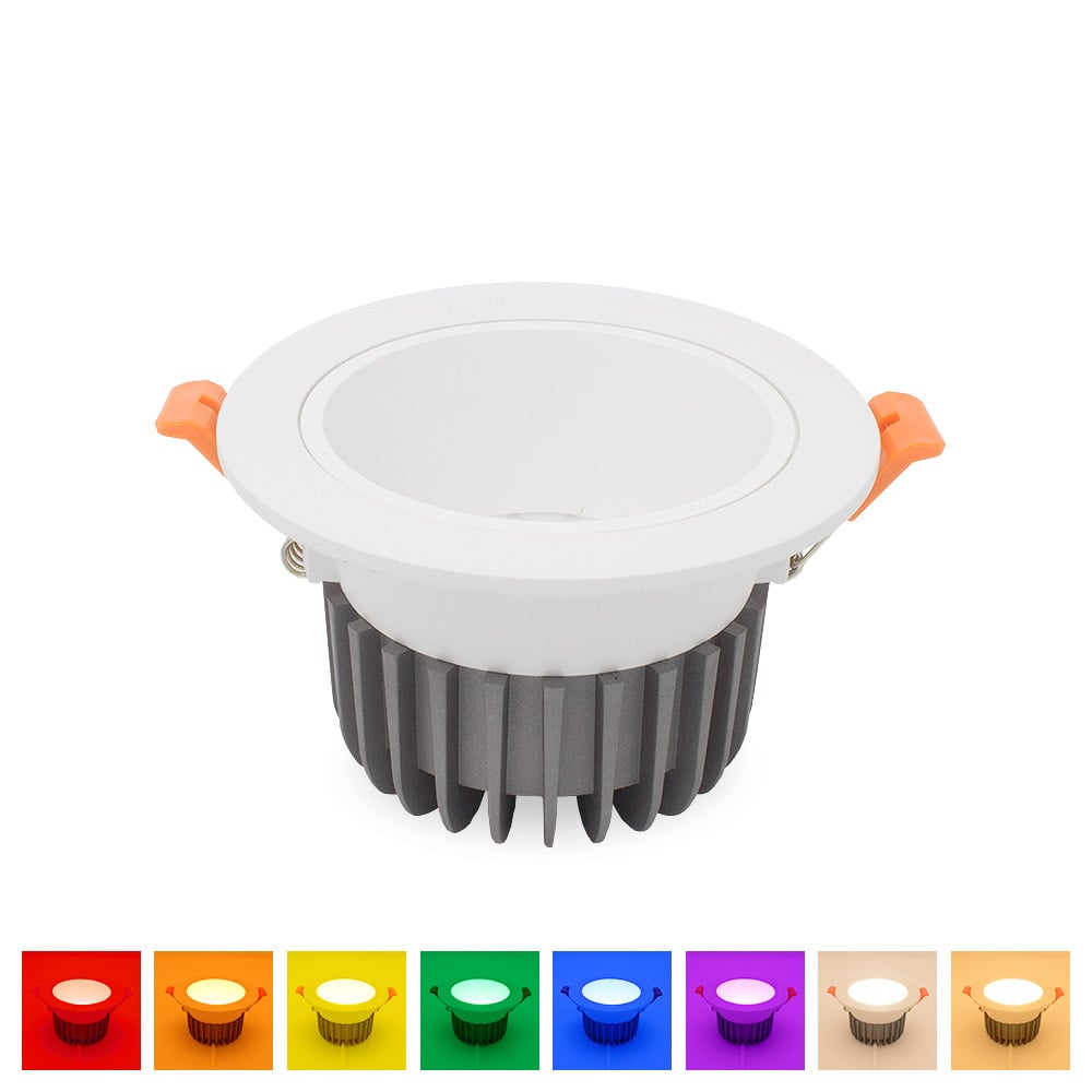 MiBoxer 12W Anti-glare RGB+CCT LED Downlight Preview