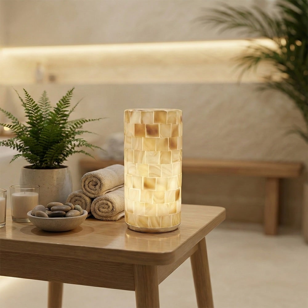 Marble Tower Cordless LED Table Lamp