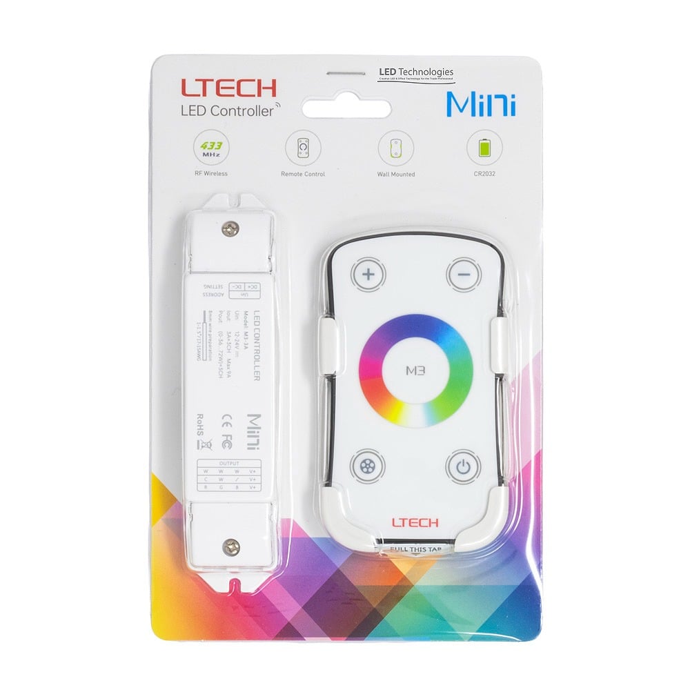 LTECH M33A Mini LED Receiver & M3 Remote