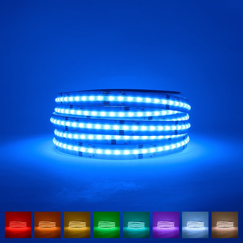 Lifestyle RGBW (4000K) 12mm Single COB LED Strip Light 24V 80W IP20