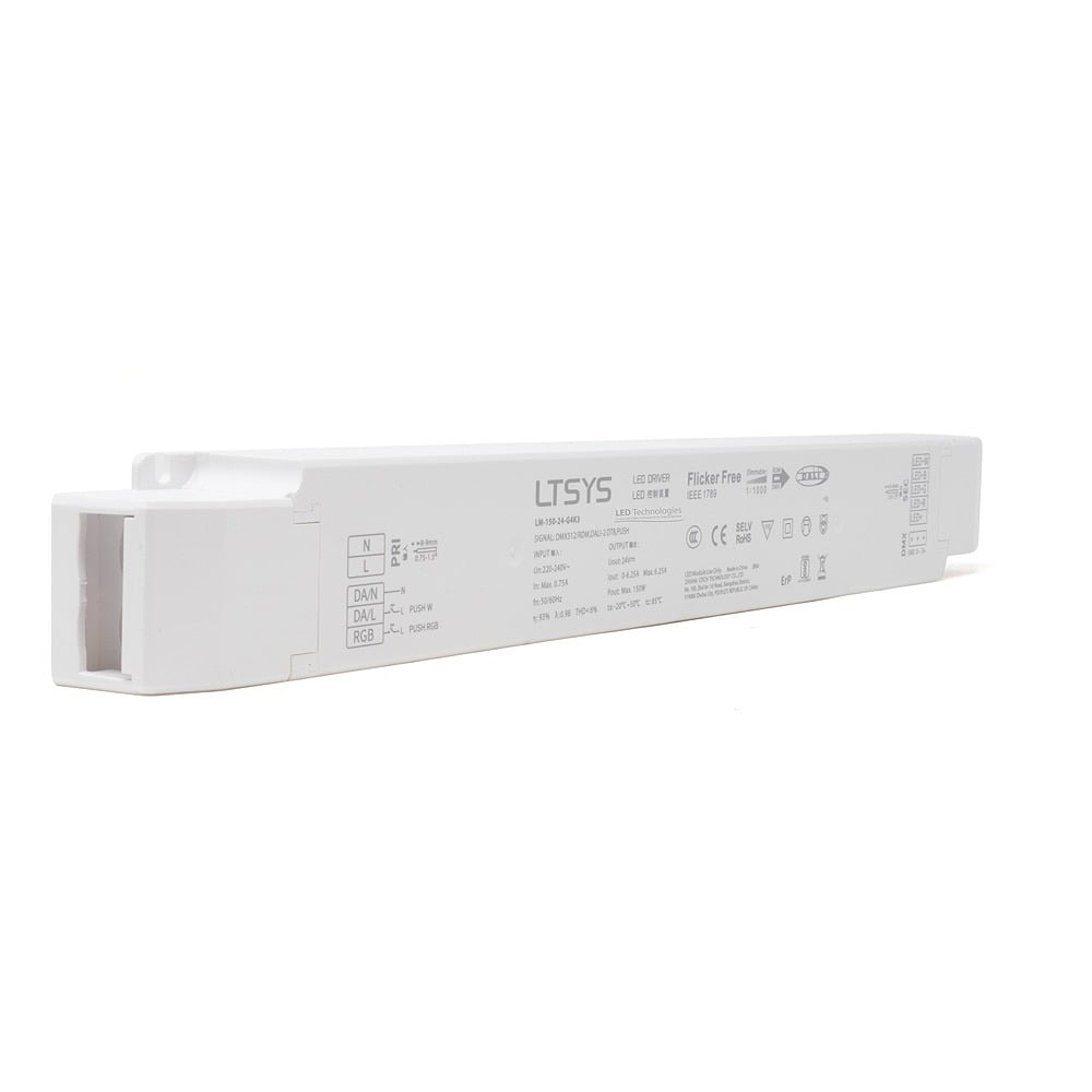 LTECH 150W Constant Voltage DMX / DALI-2 / Push RGBW Driver
