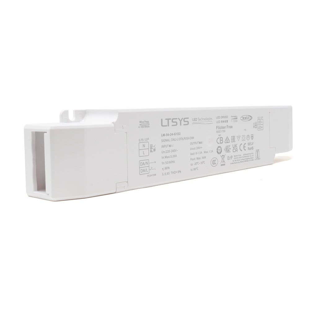 LTECH Constant Voltage 24V DALI-2 Driver