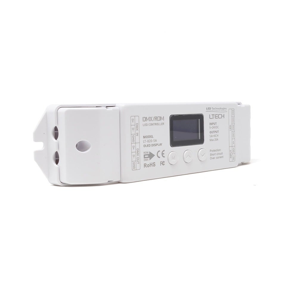 LTECH 16-Bit DMX/RDM Constant Voltage Decoder