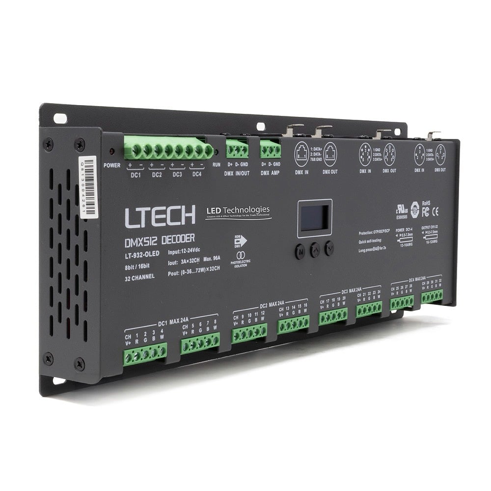 LTECH 32 Channel DMX/RDM Decoder