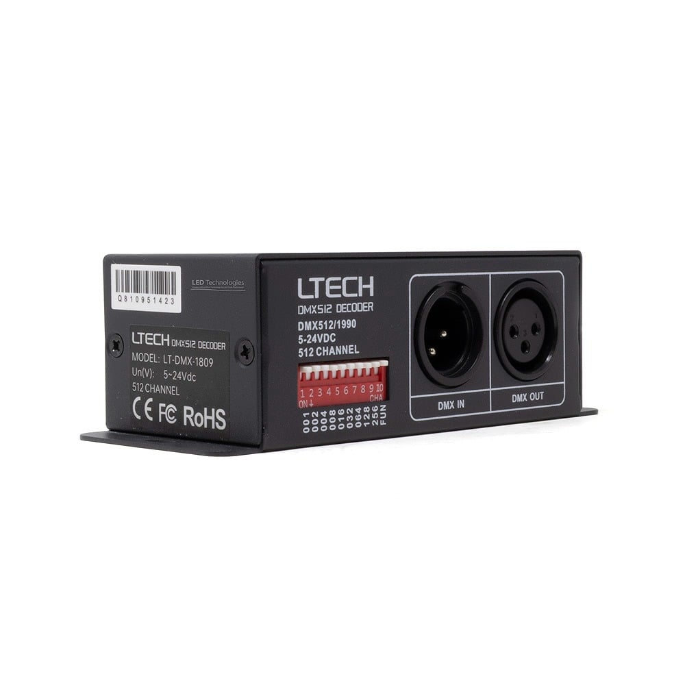 LTECH DMX512 to SPI Digital Signal Decoder