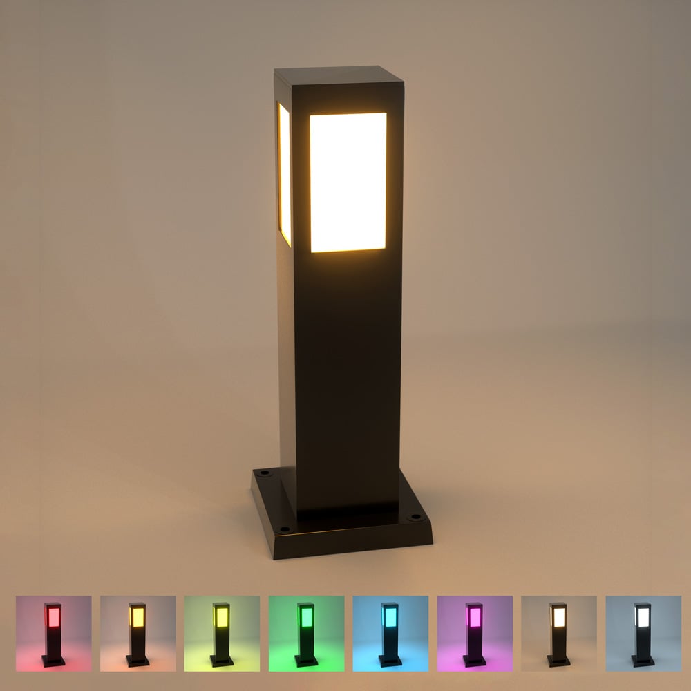 LA509SZL Mi-Light 9W ZIGBEE 3.0 RGB+CCT Square LED Lawn Light Thumbnail