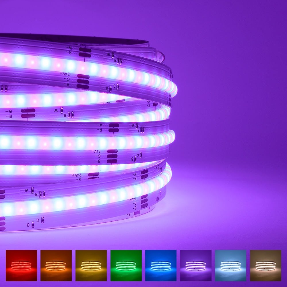 NeoLED RGBW (3000K) 24V 12mm Single COB LED Strip Light (LC Version) Thumbnail
