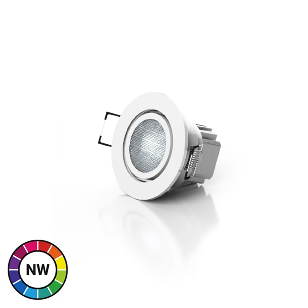 LEDTech RGB Natural White LED Downlighter - 8W