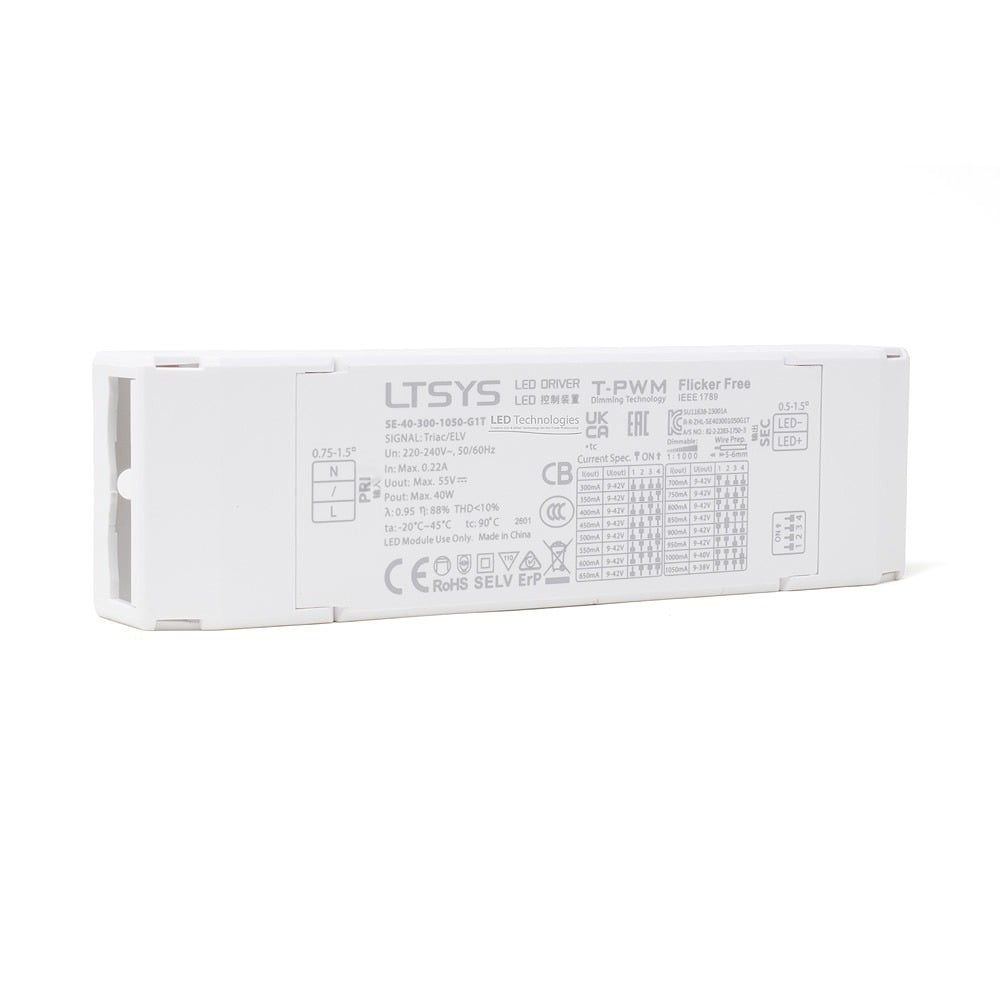 LTECH 40W Constant Current Triac / ELV Driver