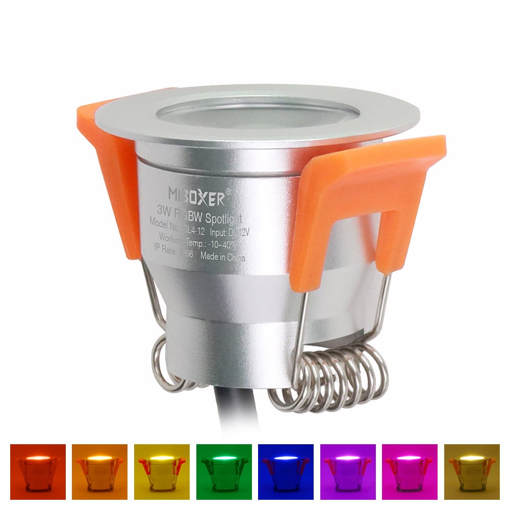 SL412 MiBoxer 3W Mini Downlighter 12V RGBW (1800-2200K)
