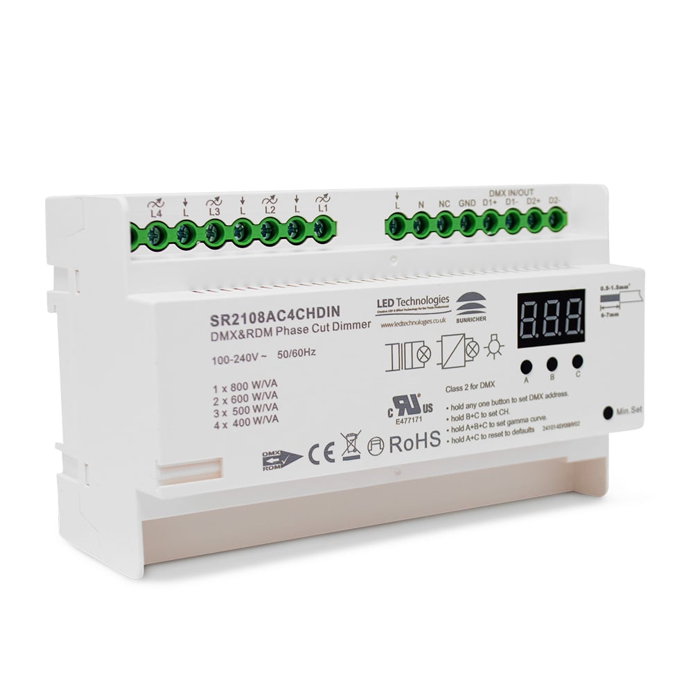SR2108AC4CHDIN-Front Facing Right