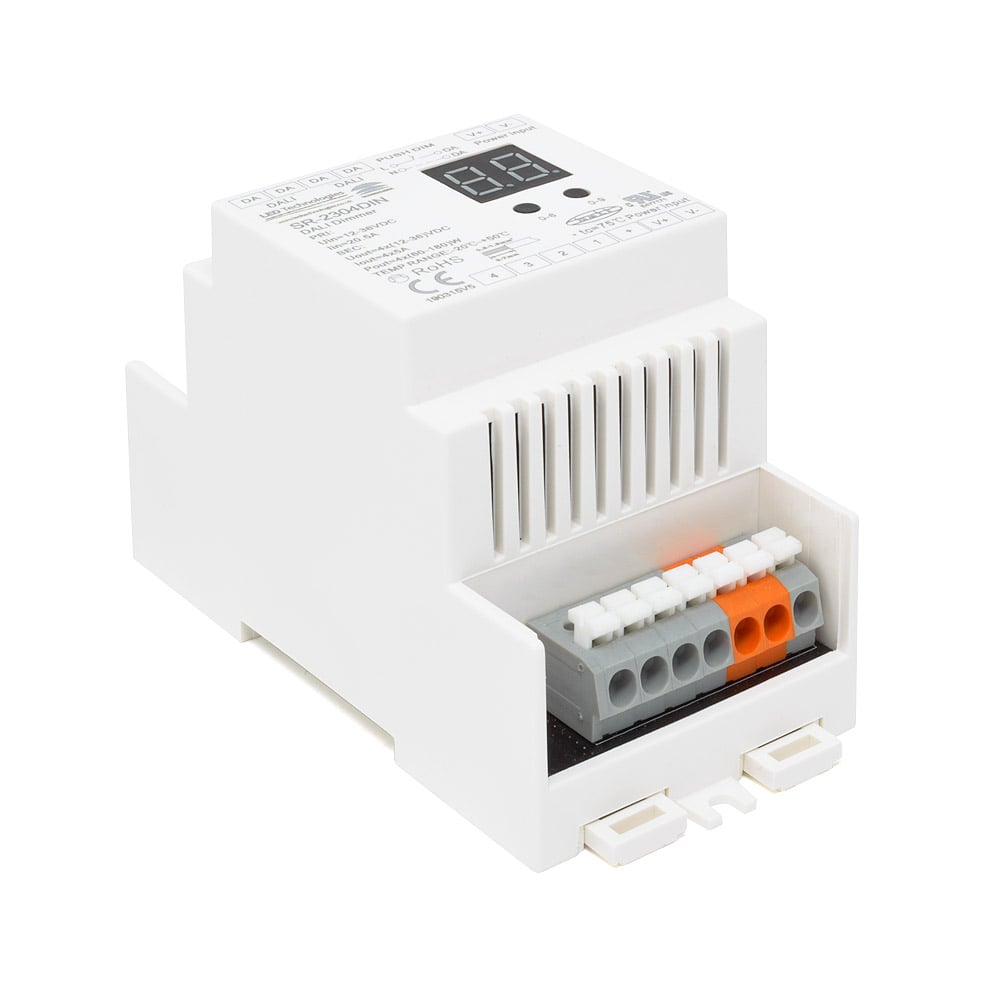  Sunricher Four Channel DIN Mountable DALI Dimmer