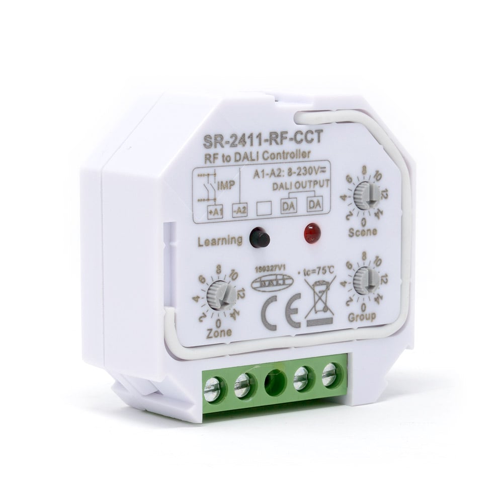  Sunricher RF to DALI DT8 Receiver for CCT Group & Scene Control