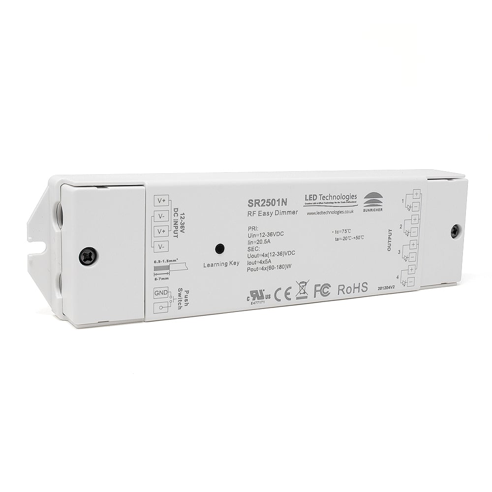 Sunricher RF 1 & 4 Zone Receiver (For SR2801F & SR2801E Handsets)