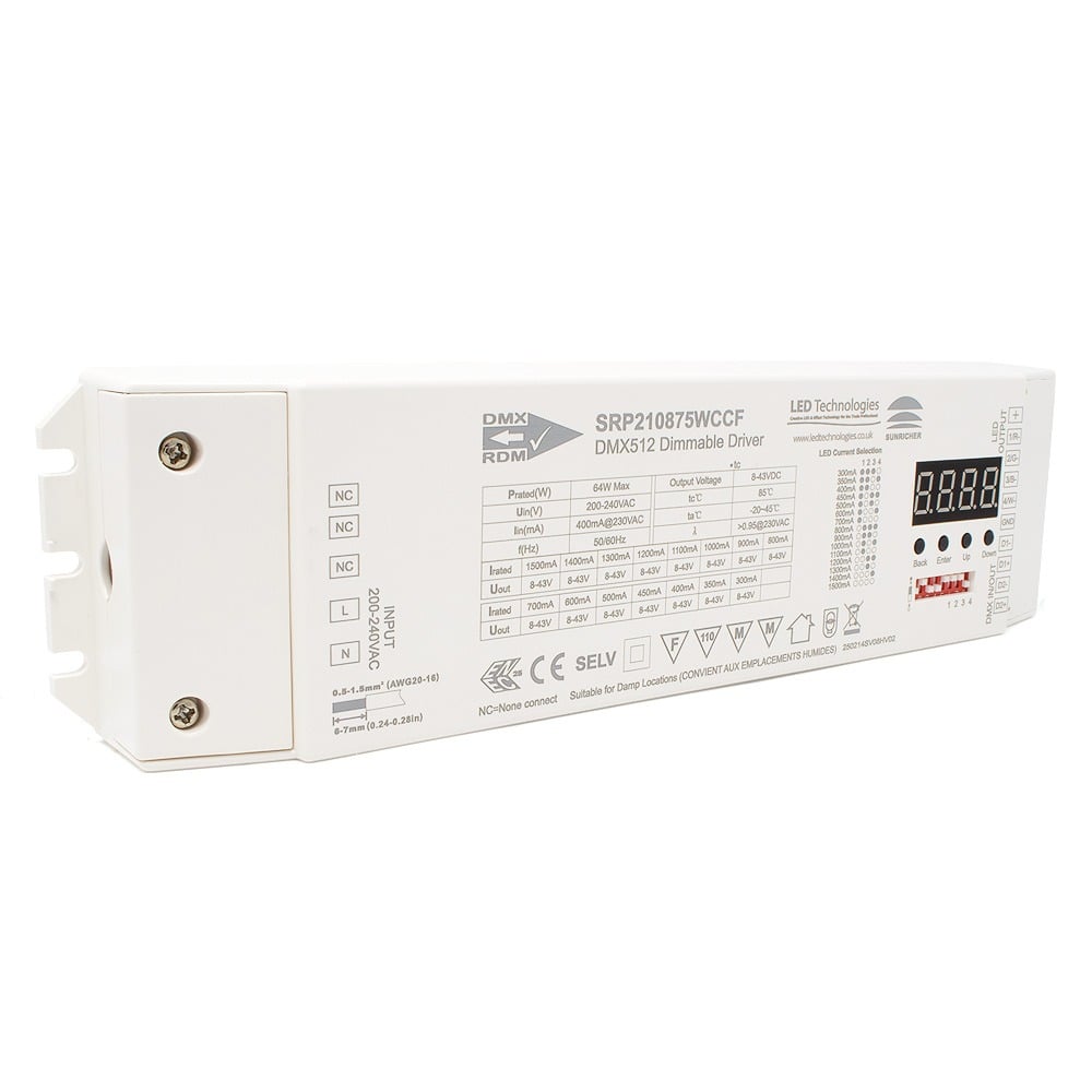 Sunricher DMX Professional DMX512 Dimmable Driver