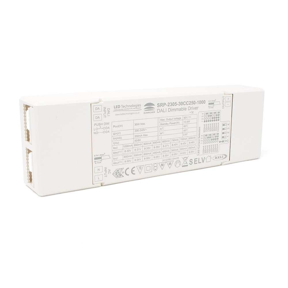 Sunricher DALI DT6 30W (Constant Current) Dimmable Driver