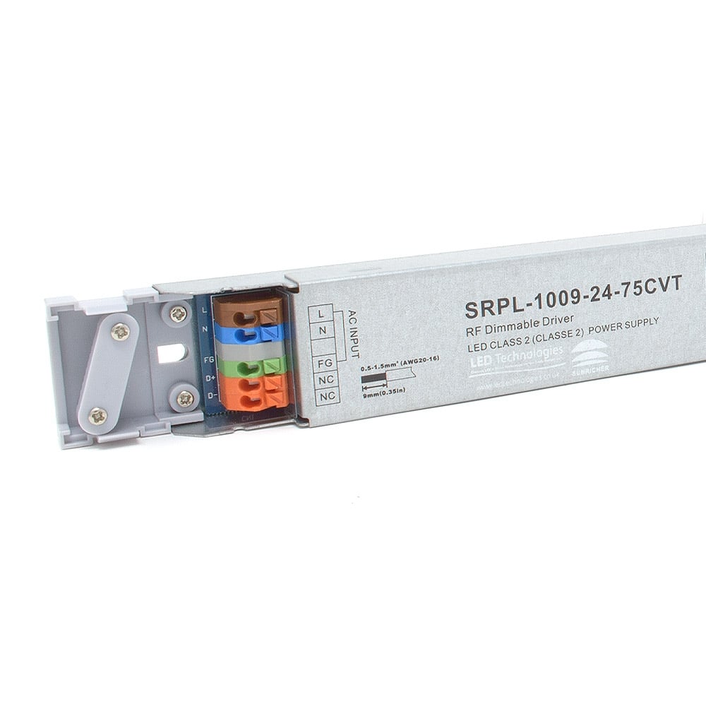 Sunricher DMX / RDM 2 Channel 24v 75w DMX Slim Style Driver