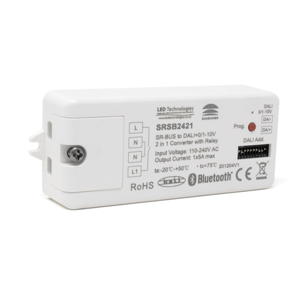 Sunricher SR BUS Converter SR BUS (Bluetooth) to DALI & 0-10v