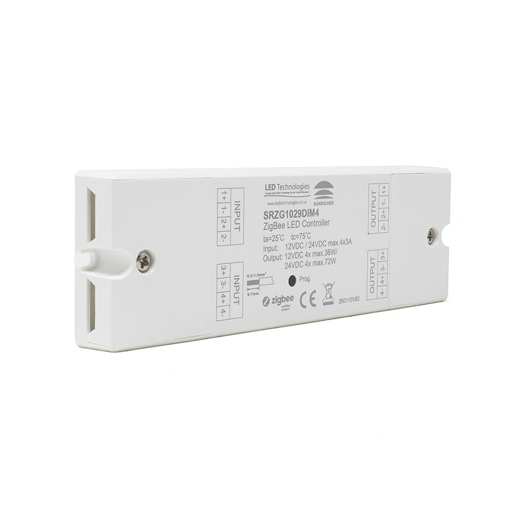 Sunricher Zigbee 4 x Channel Single Colour Controller 