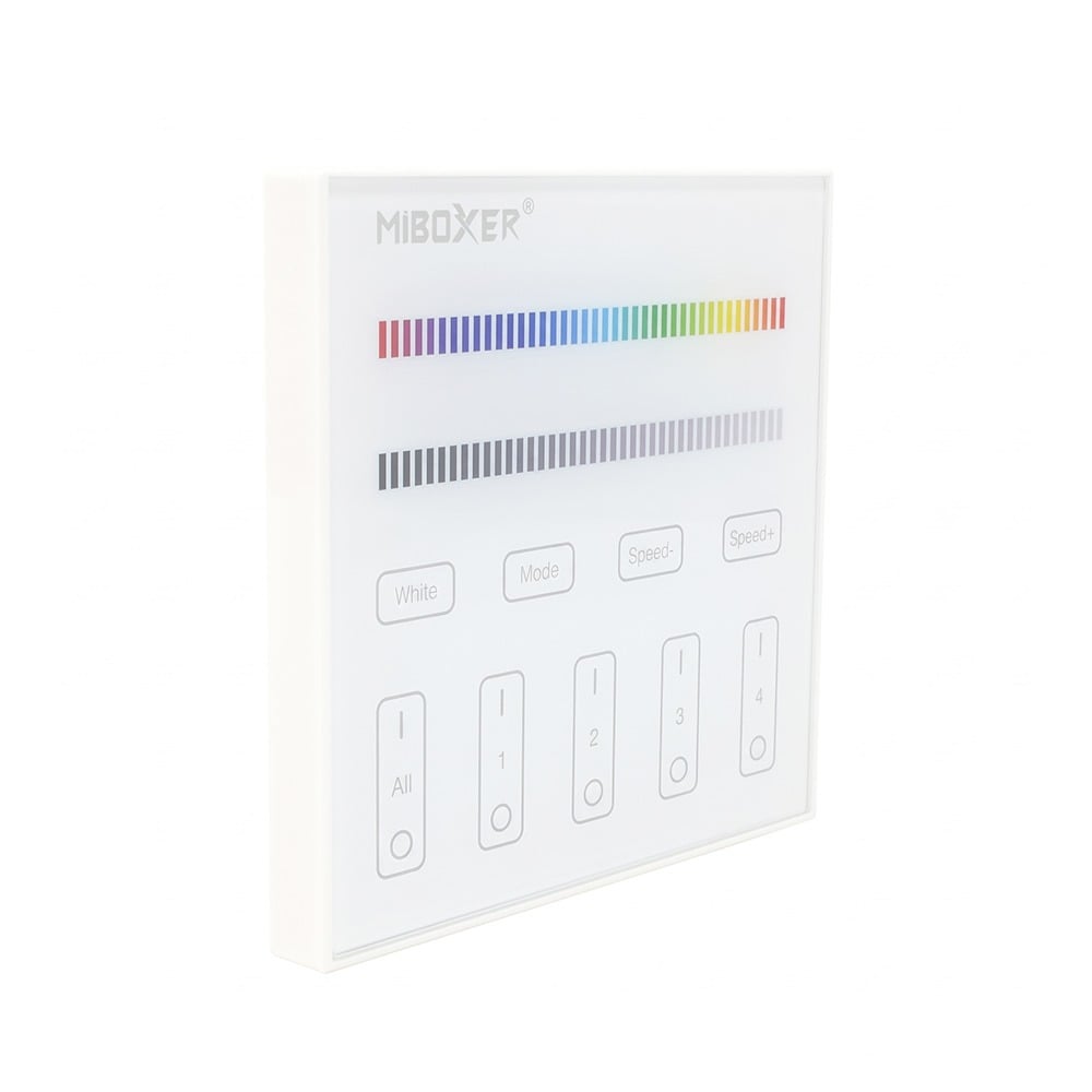 MiBoxer 4-Zone Colour Temp Adjust Panel Remote (Mains Powered)