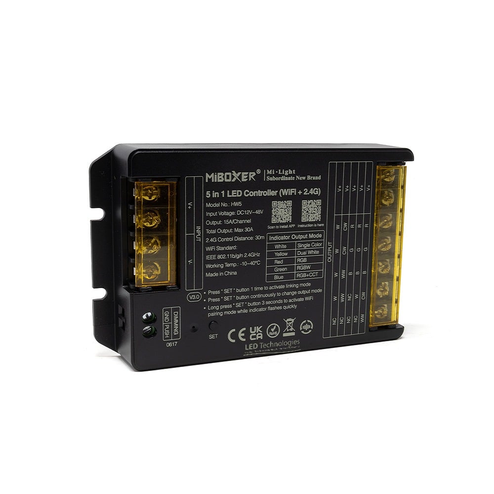 HW5 MiBoxer 2-In-1 Controller (WiFi+RF 30A)