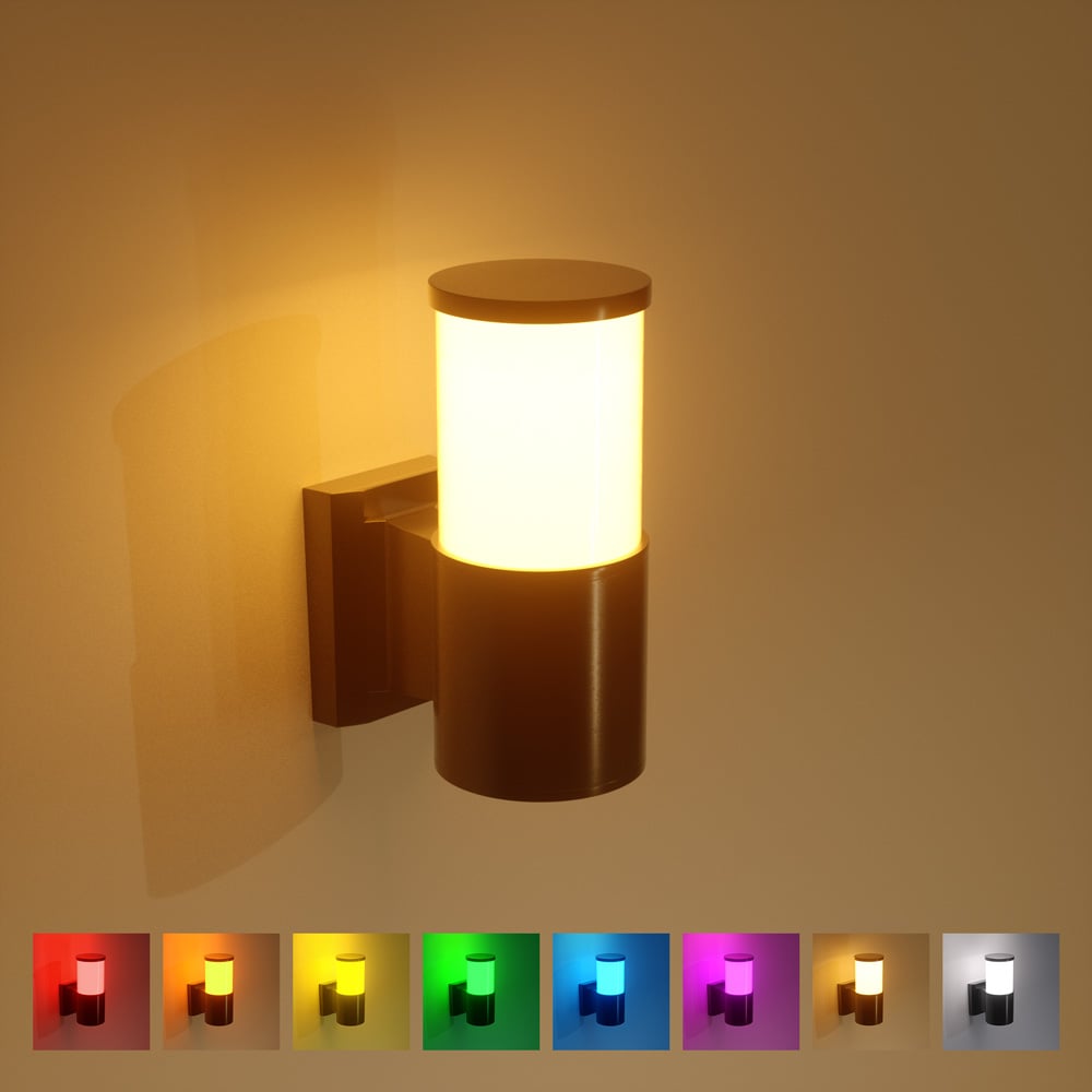 WA509RZL Mi-Light 9W ZIGBEE 3.0 RGB+CCT Round LED Wall Light Thumbnail
