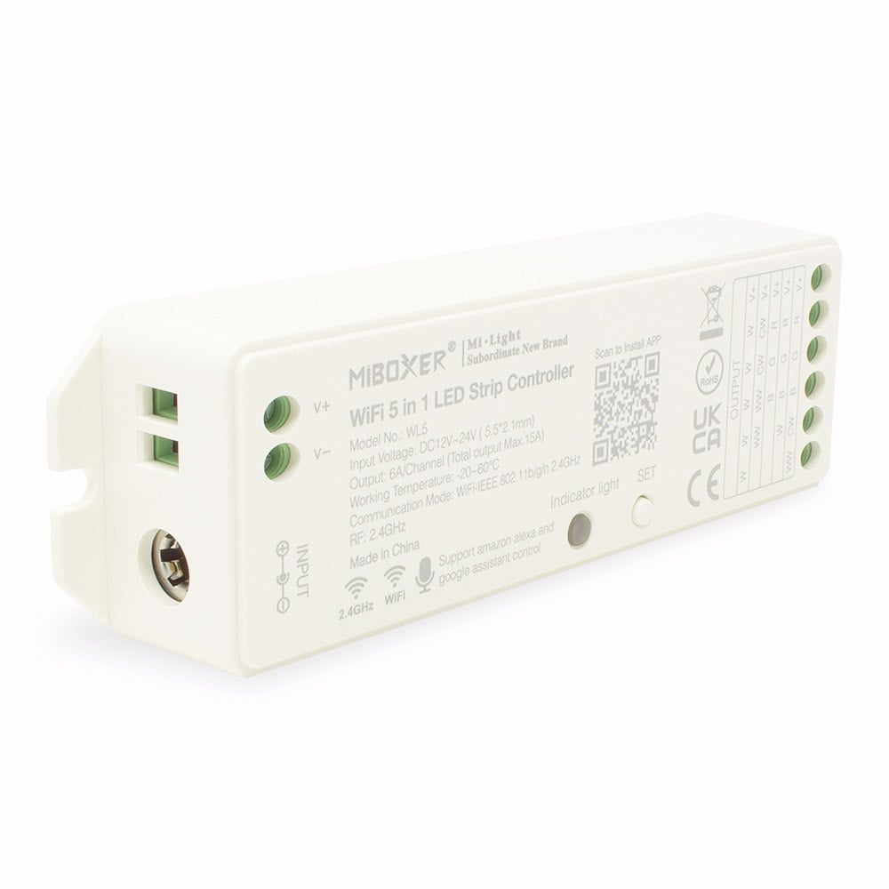 WL5 MiBoxer WiFi 5 in 1 LED Strip Controller Front