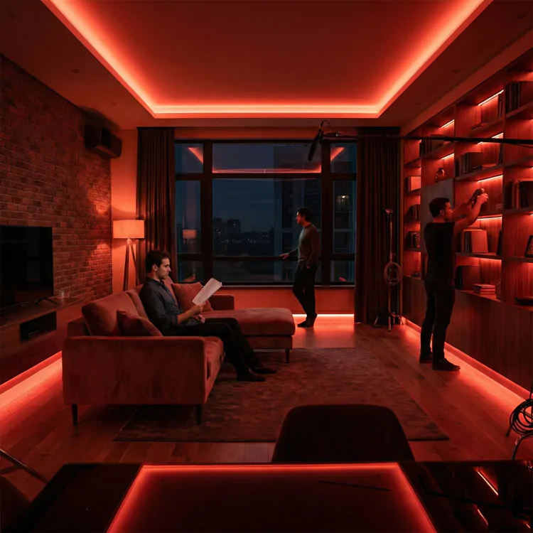 Limelight LED strip set stair lighting