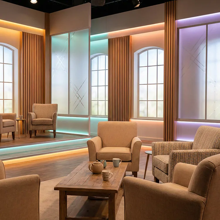 Film production set LED lighting