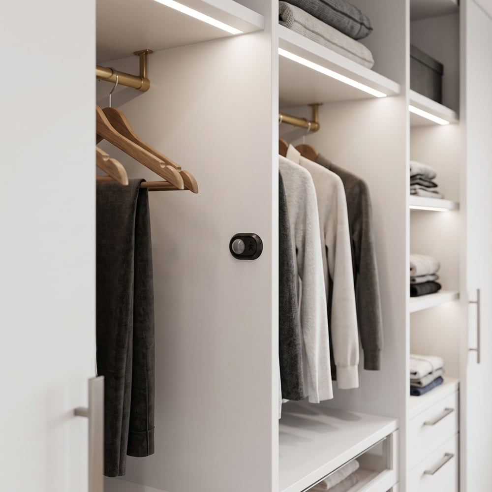 PIR motion cabinet control