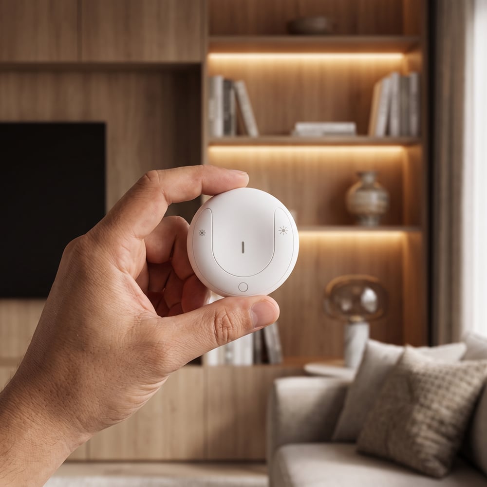Remote cabinet lighting control