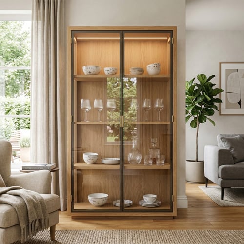 Simpilio™ illuminated cabinet detail