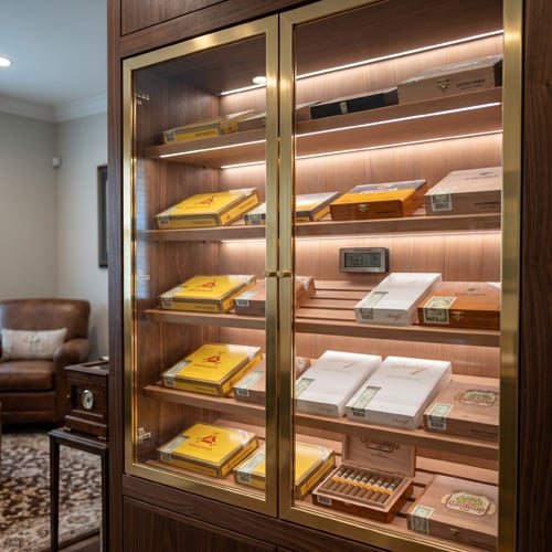 Simpilio™ cabinet lighting in use