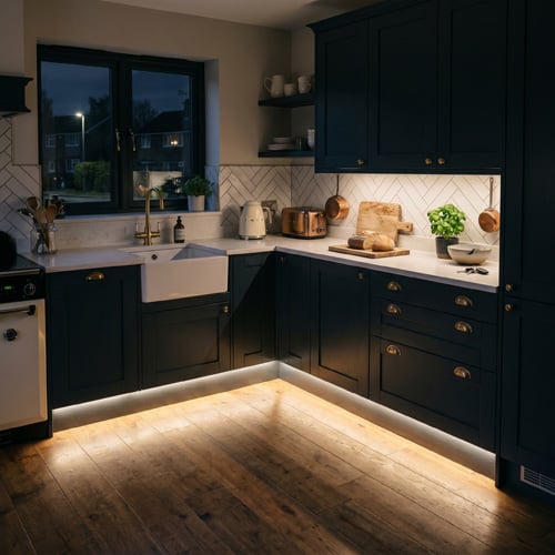 Kickboard lighting detail