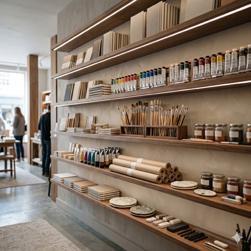 Retail display cabinet lighting