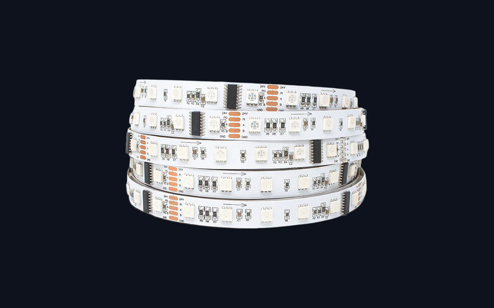 Pixel HD White PCB IP20 DMX LED strip for theatre stage