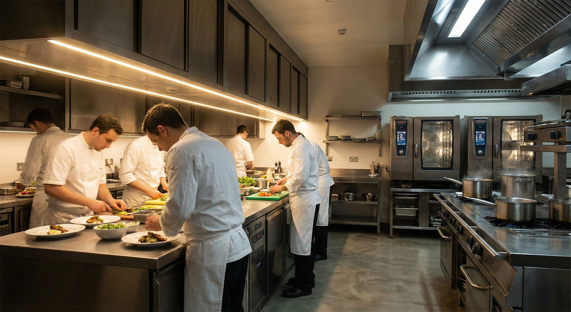 Commercial Kitchen LED Strip Lighting