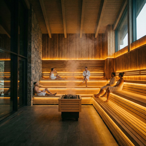 ProFlex LED tape in steam room environment