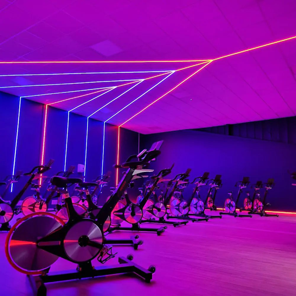 Gym LED accent lighting