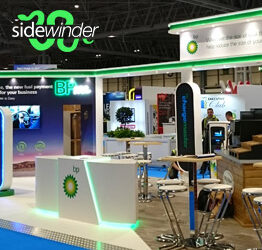 SideWinder Green LED Strip - BP Exhibition Stand